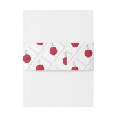 JAPAN エレガント Monogram結婚お祝い 招待状ベリーバンド (裏面例)