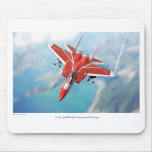 Japan Air Self-Defense Force F-15 Red Eagle マウスパッド