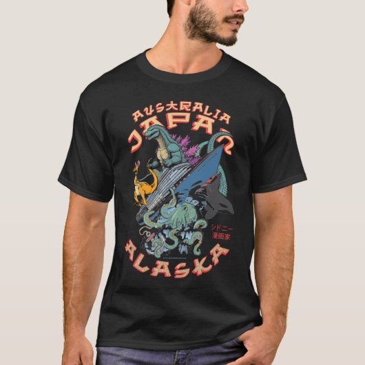 JAPAN ALASKA 2025 Tシャツ (正面)