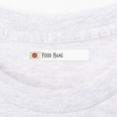 Japan Art Deco Flag | Custom Iron-On Name Label ラベル (貼付)