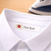 Japan Art Deco Flag | Custom Iron-On Name Label ラベル