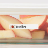 Japan Art Deco Flag | Custom Waterproof Name Label ラベル (貼付)