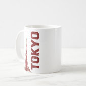 Japan City - Tokyo コーヒーマグカップ (正面左)