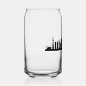 Japan Cityscape Travel | Tokyo Skyline Silhouette ガラス缶 (左)