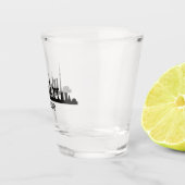 Japan Cityscape Travel | Tokyo Skyline Silhouette ショットグラス (右)