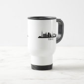 Japan Cityscape Travel | Tokyo Skyline Silhouette トラベルマグ (正面右)
