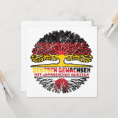 Japan Deutsch Deutschland Baum Wurzel カード (正面/裏面インサイチュ)