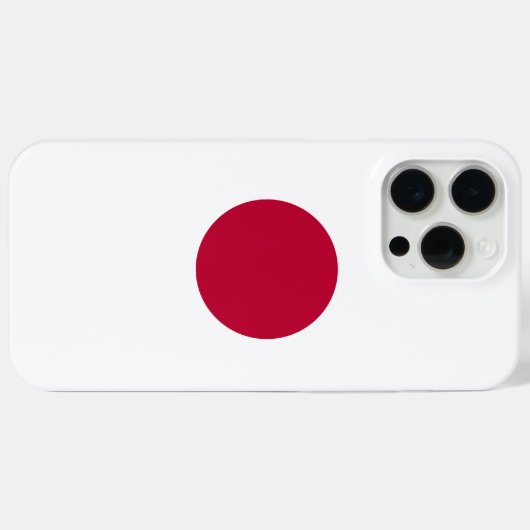 Japan Flag: Land of Rising Sun, Hinomaru, Nisshōki Case-Mate iPhoneケース (裏面 (横))