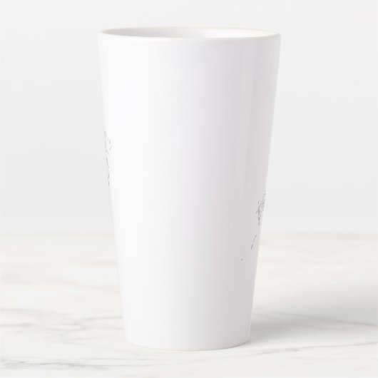 Japan flag on the map カフェラテマグ (正面)