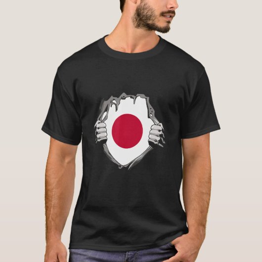 Japan flag tシャツ (正面)