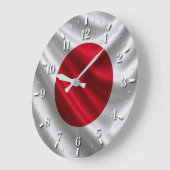 Japan Flag Watch 2026 ラージ壁時計 (傾斜)