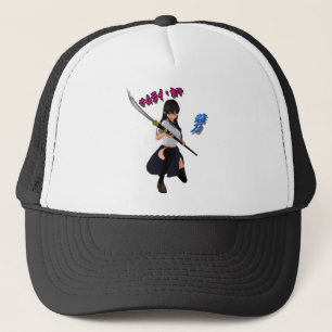 JAPAN/GIRL/LADY/SAMURAI/ANIME/GAME/JAPANESE/KANJI/ キャップ