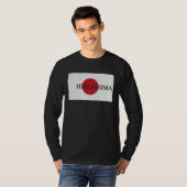 Japan Hiroshima Asia Travel Flag Tシャツ (正面フル)