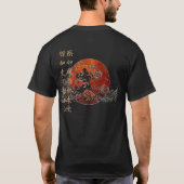 JAPAN HOKUSAI WAVE FLAG Tシャツ (裏面)