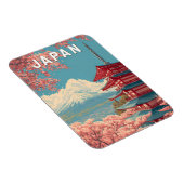 Japan Illustration Travel Art Vintage マグネット (右側)
