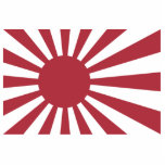 Japan Imperial Rising Sun Flag, Edo to WW2 写真彫刻マグネット<br><div class="desc">The Rising Sun Flag is a Japanese flag (???, Kyokujitsu-ki) that consists of a red disc and sixteen red rays emanating from the disc. Like the Japanese national flag, the Rising Sun Flag symbolizes the sun. The flag was originally used by feudal warlords in Japan during the Edo period. It...</div>