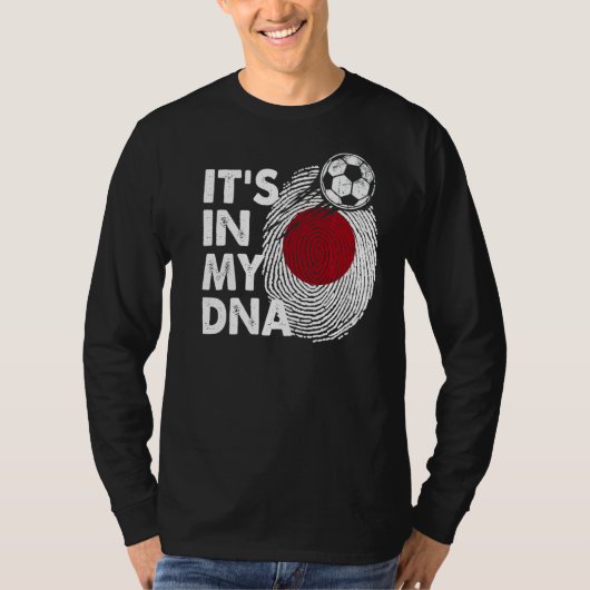Japan In My Dna 日本の Flag Team Japan Tシャツ (正面)