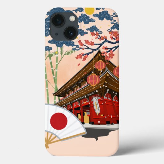 Japan iPhone 13ケース – アー伝統的ト日本の Case-Mate iPhoneケース (裏面)