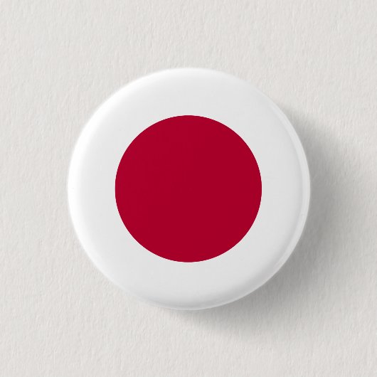 Japan (Japanese) Flag 缶バッジ (正面)
