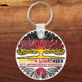 Japan Japanisch Deutsch Deutschland Baum Wurzel キーホルダー (裏面)