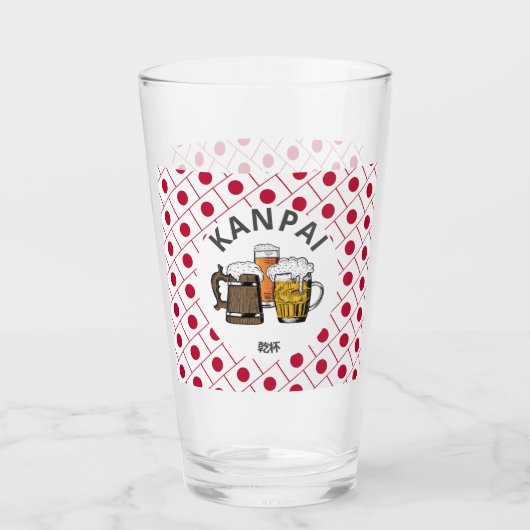 JAPAN Kanpai 乾杯ビ素晴らしー日本のル タンブラーグラス (裏面)