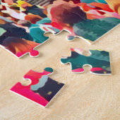 Japan Kyoto beautiful temple landscape challenging ジグソーパズル (側面)