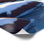 Japan Macaque Travel Poster ポスター (コーナー)