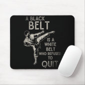 Japan Martial Arts Sparring Ninja Black Belt マウスパッド (マウス)