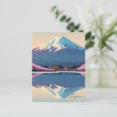 Japan Mount Fuji Fujisan Postcard ポストカード (スタンド正面)