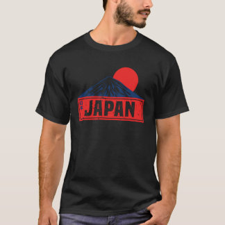 Japan Mount Fuji Honshu Tokyo red Sun Osaka Souven Tシャツ
