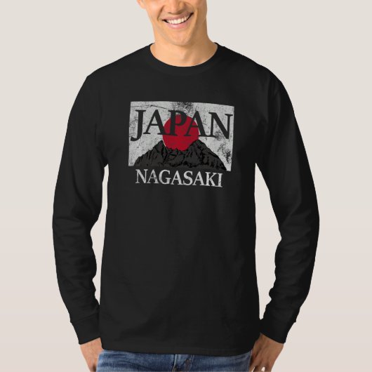 Japan Nagasaki Fuji san flag Premium Tシャツ (正面)
