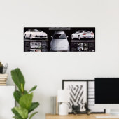 JAPAN NISSAN 180SX TYPEEXカタログLARGE VE ポスター (ホームオフィス)