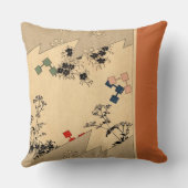 Japan - Old kimono design - クッション (裏面)