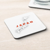 Japan Outline Map コースター (左側)
