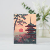 Japan Padoda vintage ポストカード (スタンド正面)