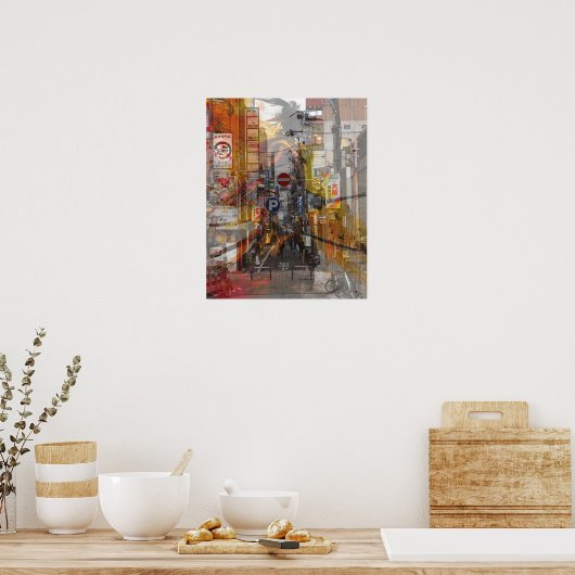 Japan past and present. ポスター (キッチン)