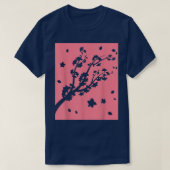 Japan Pretty Flower Japanese Pink Sakura Cherry Bl Tシャツ (デザイン正面)