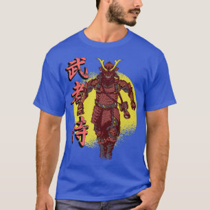 Japan Samurai Ancient Fighter Japanese Kanji (2) Tシャツ