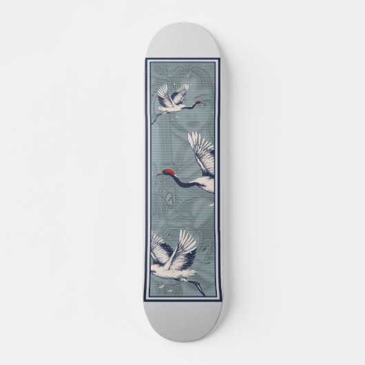 Japan Samurai  Geisha Skateboard Design スケートボード (正面)