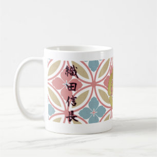 JAPAN SAMURAI KAMON KANJI TENKAFUBU! Syougun Oda コーヒーマグカップ