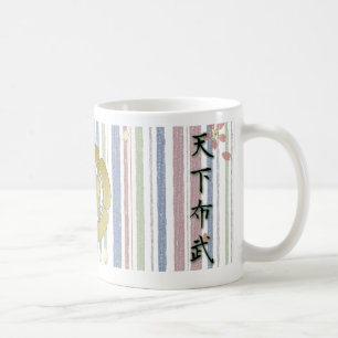 JAPAN SAMURAI KAMON KANJI TENKAFUBU! Syougun Oda コーヒーマグカップ