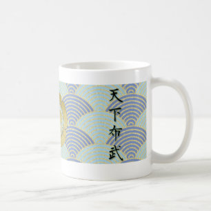 JAPAN SAMURAI KAMON KANJI TENKAFUBU! Syougun Oda コーヒーマグカップ