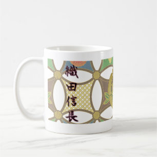 JAPAN SAMURAI KAMON KANJI TENKAFUBU! Syougun Oda コーヒーマグカップ