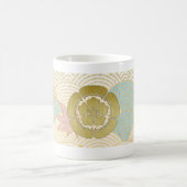 JAPAN SAMURAI KAMON KANJI TENKAFUBU! Syougun Oda コーヒーマグカップ (中央)