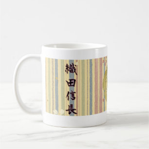 JAPAN SAMURAI KAMON KANJI TENKAFUBU! Syougun Oda コーヒーマグカップ