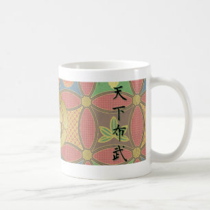 JAPAN SAMURAI KAMON KANJI TENKAFUBU! Syougun Oda コーヒーマグカップ