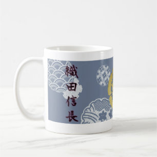 JAPAN SAMURAI KAMON KANJI TENKAFUBU! Syougun Oda コーヒーマグカップ