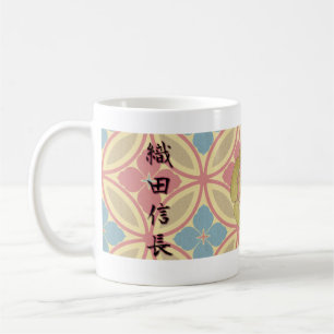 JAPAN SAMURAI KAMON KANJI TENKAFUBU! Syougun Oda コーヒーマグカップ