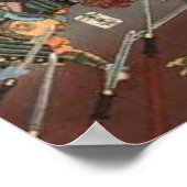 JAPAN SAMURAI KAWANAKAJIMA BATTLE KAGETORA ポスター (角)