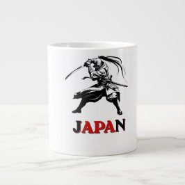 Japan Samurai Soccer Spirit - World Cup Fan T-Shir ジャンボコーヒーマグカップ
